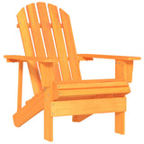 Vidaxl tuinstoel adirondack massief vurenhout oranje