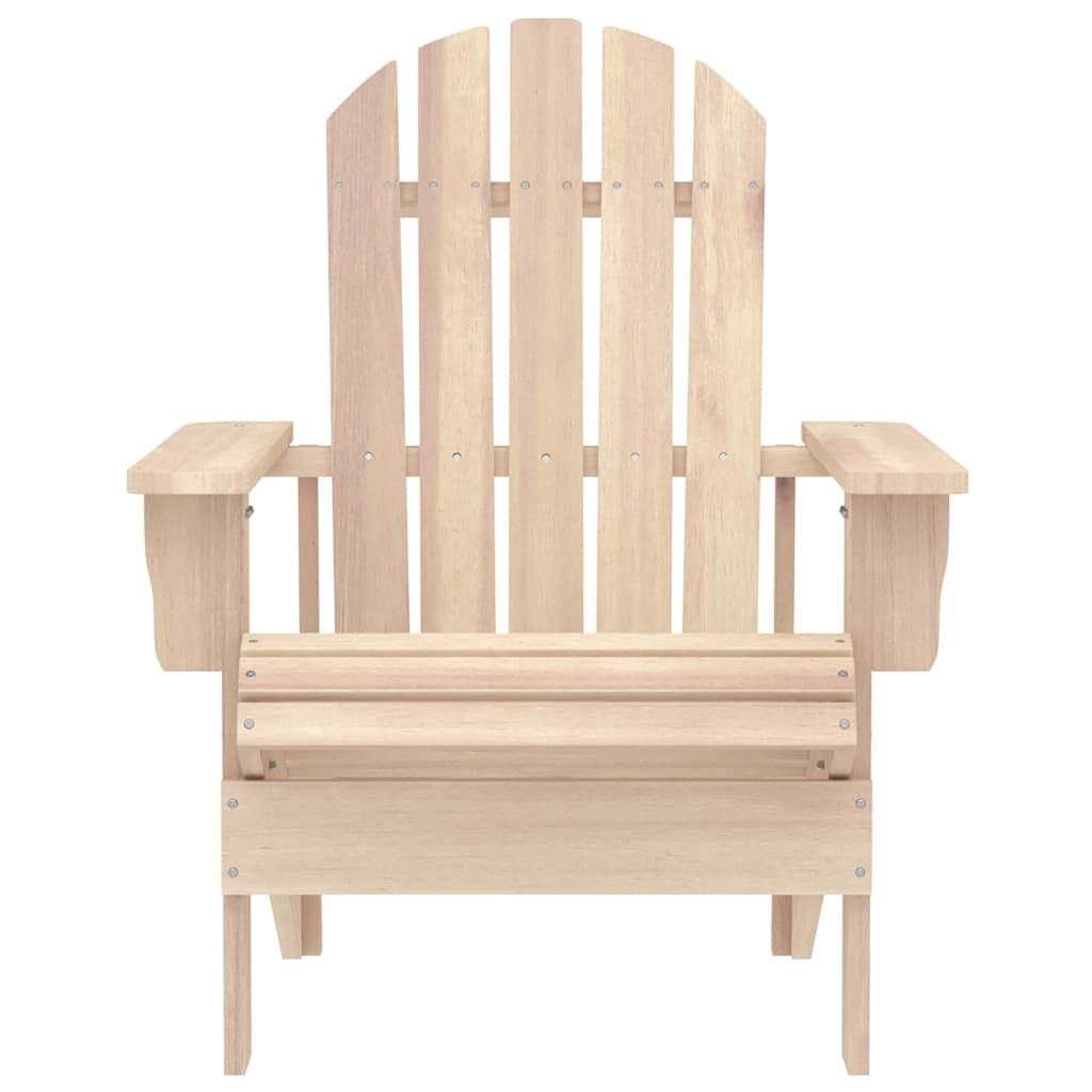 Vidaxl tuinstoel adirondack met tafel massief vurenhout