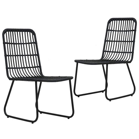 Vidaxl 3-delige tuinset poly rattan en glas