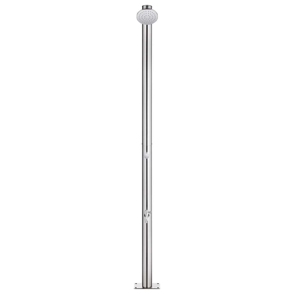 Vidaxl Outdoor Shower 215 cm stal nierdzewna