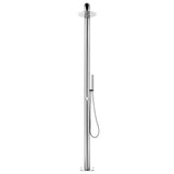 Vidaxl Outdoor Shower 225 cm stal nierdzewna