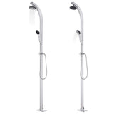 Vidaxl outdoor shower 215 cm aluminum