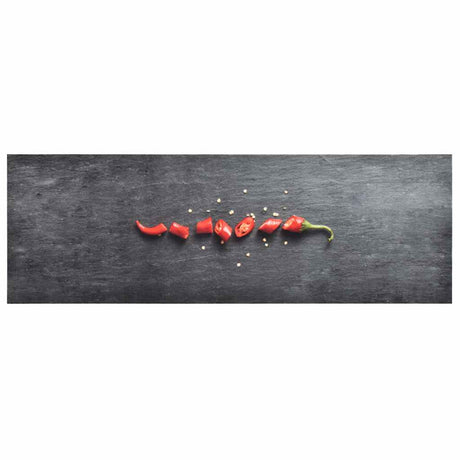 Vidaxl Küchenmatte Waschbarer Pfeffer 45x150 cm