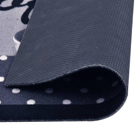 Vidaxl Küchenmatte waschbarer Kaffee 45x150 cm blau
