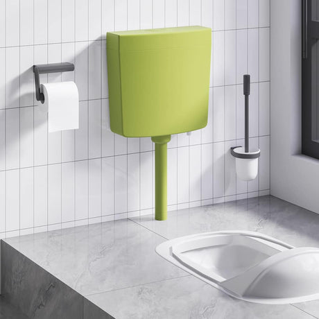 Vidaxl Toilettenboden mit Wasserversorgung am Boden 3 6 l Olivgrün