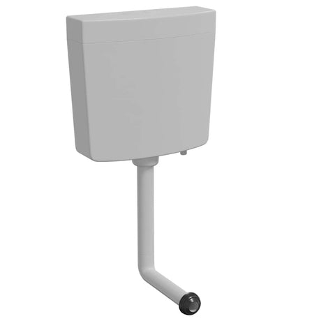 Vidaxl Toilettenboden mit Wasserversorgung am Boden 3 6 l Grau