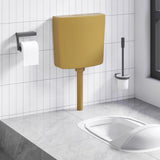 Vidaxl Toilettenboden mit Wasserversorgung am Boden 3 6 l Curry Gelb