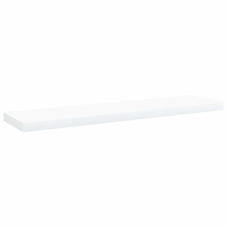 Vidaxl wandschappen 4 st 40x10x1,5 cm bewerkt hout wit