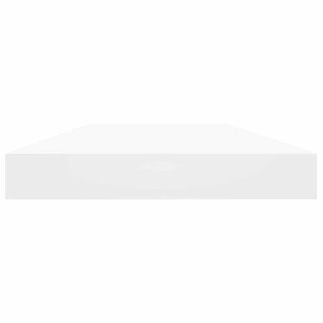 Vidaxl wandschappen 4 st 40x10x1,5 cm bewerkt hout wit