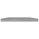 Vidaxl wandschappen 4 st 40x20x1,5 cm bewerkt hout betongrijs