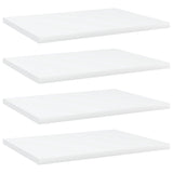 Vidaxl wandschappen 4 st 40x30x1,5 cm bewerkt hout wit