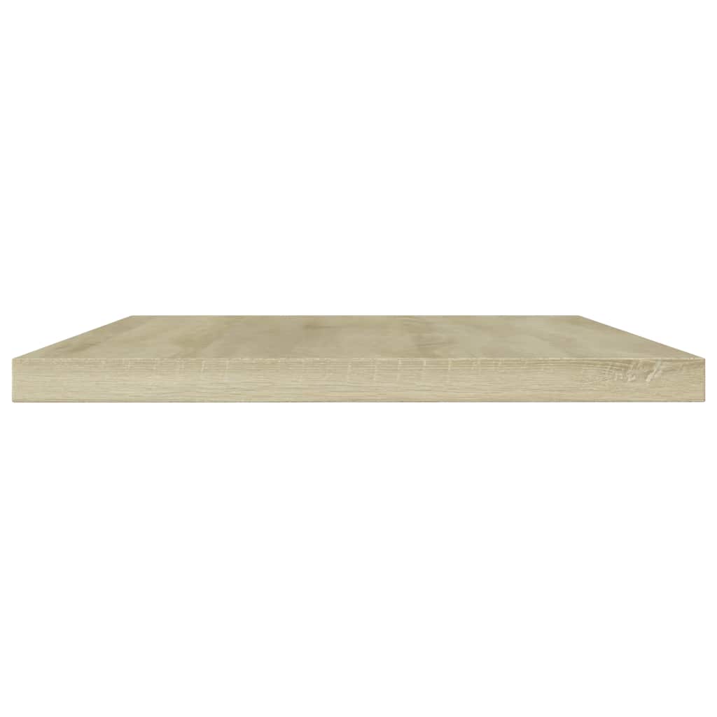 Vidaxl wandschappen 4 st 60x10x1,5 cm spaanplaat sonoma eikenkleurig