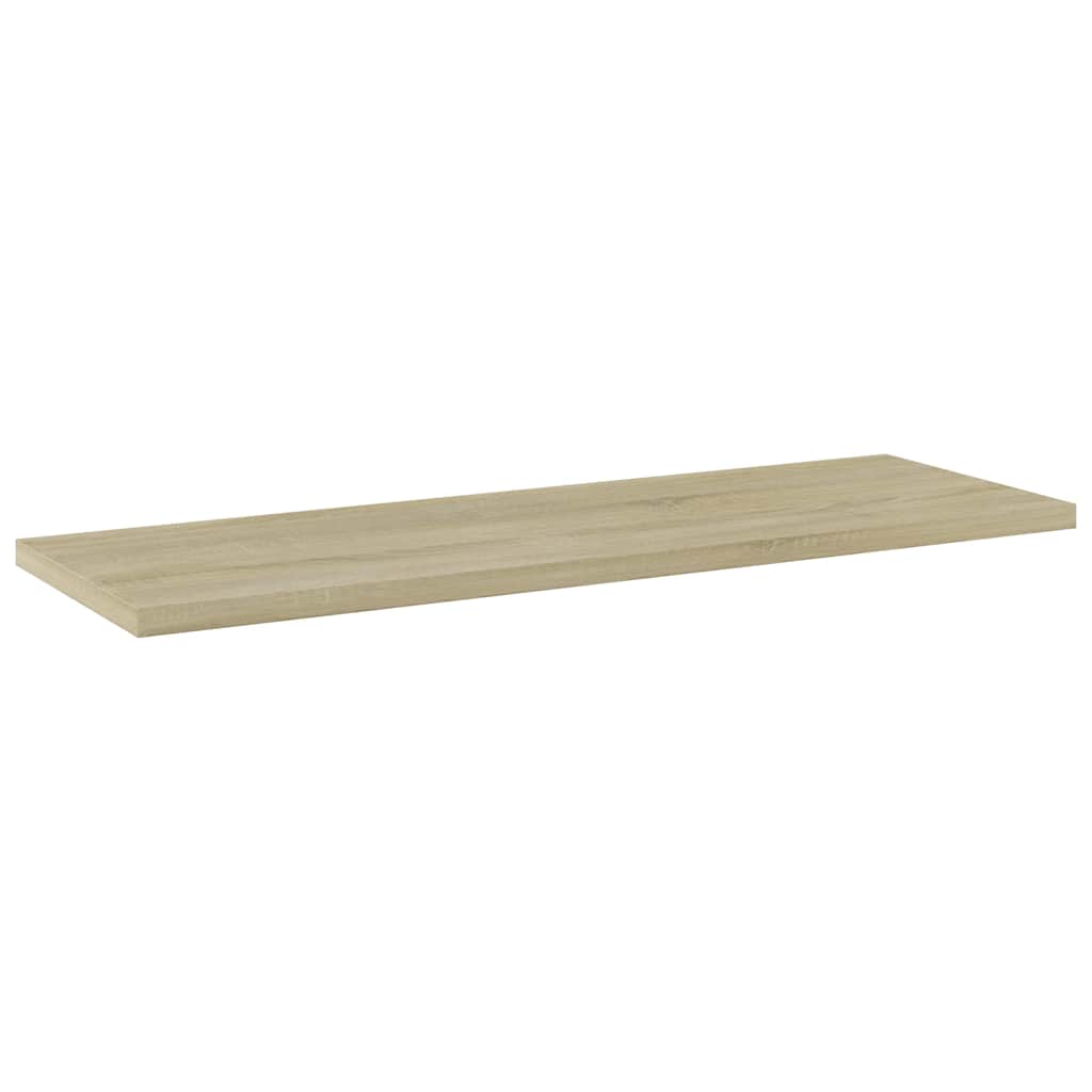 Vidaxl wandschappen 4 st 60x20x1,5 cm spaanplaat sonoma eikenkleurig