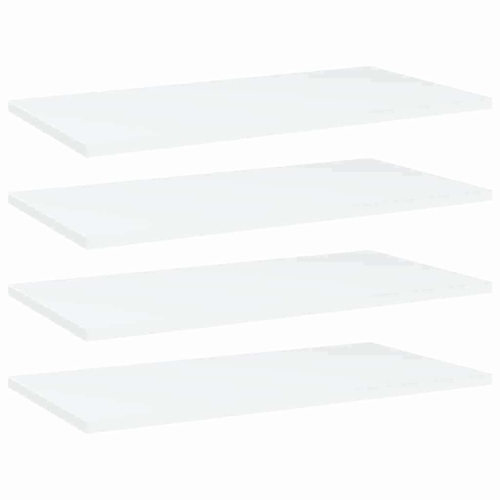 Vidaxl wandschappen 4 st 60x30x1,5 cm spaanplaat wit