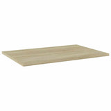 Vidaxl wandschappen 4 st 60x40x1,5 cm bewerkt hout sonoma eikenkleurig