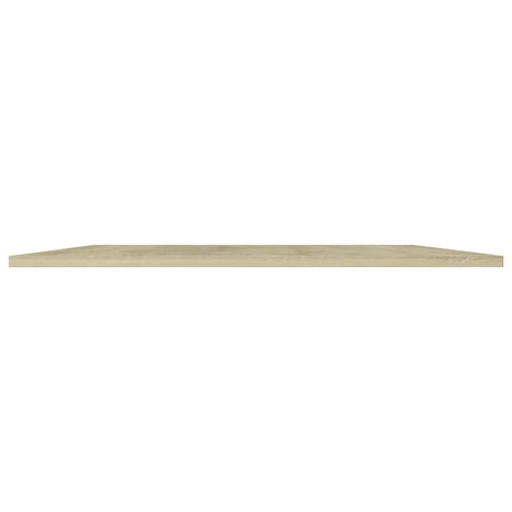 Vidaxl wandschappen 4 st 80x20x1,5 cm spaanplaat sonoma eikenkleurig