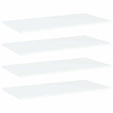 Vidaxl wandschappen 4 st 80x40x1,5 cm bewerkt hout wit
