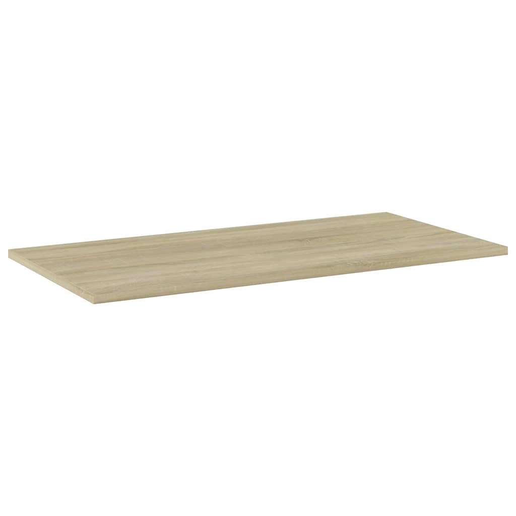 Vidaxl wandschappen 4 st 80x40x1,5 cm spaanplaat sonoma eikenkleurig