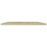 Vidaxl wandschappen 4 st 80x40x1,5 cm spaanplaat sonoma eikenkleurig