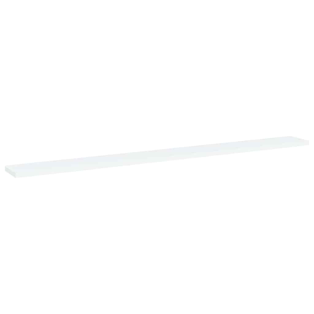 Vidaxl wandschappen 4 st 100x10x1,5 cm spaanplaat wit