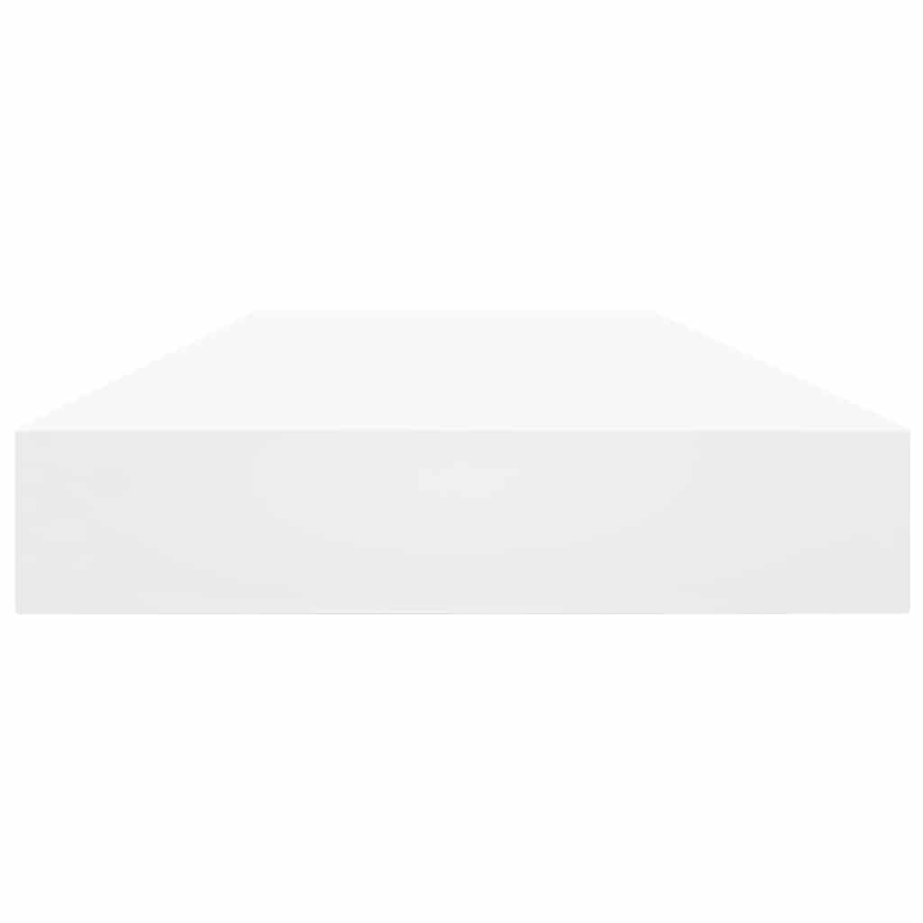 Vidaxl wandschappen 4 st 100x10x1,5 cm spaanplaat wit