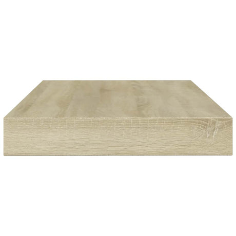 Vidaxl wandschappen 4 st 100x10x1,5 cm spaanplaat sonoma eikenkleurig