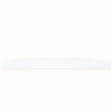 Vidaxl wandschappen 4 st 100x20x1,5 cm bewerkt hout wit
