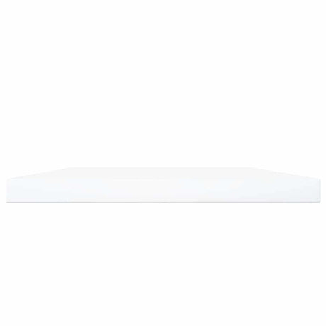 Vidaxl wandschappen 4 st 100x20x1,5 cm bewerkt hout wit