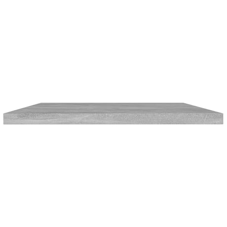 Vidaxl wandschappen 4 st 100x20x1,5 cm bewerkt hout betongrijs