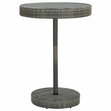 Vidaxl 5-delige tuinbarset met kussens poly rattan grijs