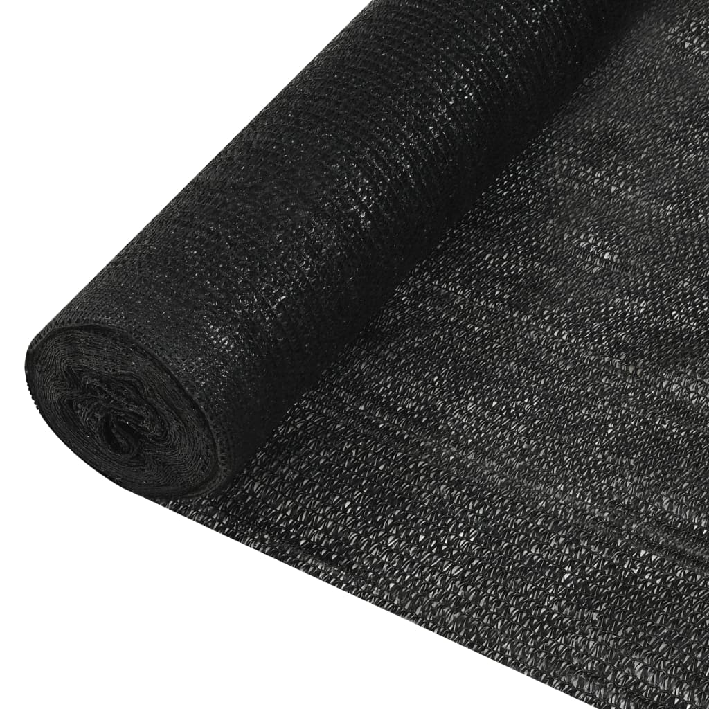 Vidaxl Privacynet 195 g m² 1.5x50 m hdpe nero