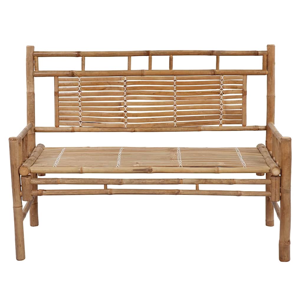 Vidaxl tuinbank met kussen 120 cm bamboe