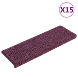 VidaXL Stufenmatten 15 Stück 65x21x4 cm dunkelviolett