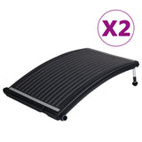 Vidaxl Schwimmbad Heizung Solar 2 ST gebogen 110 x 65 cm