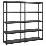VIDAXL-LAGER RAKE 5-LAYER 170X40X185 CM CLASTIK SCHLAFT