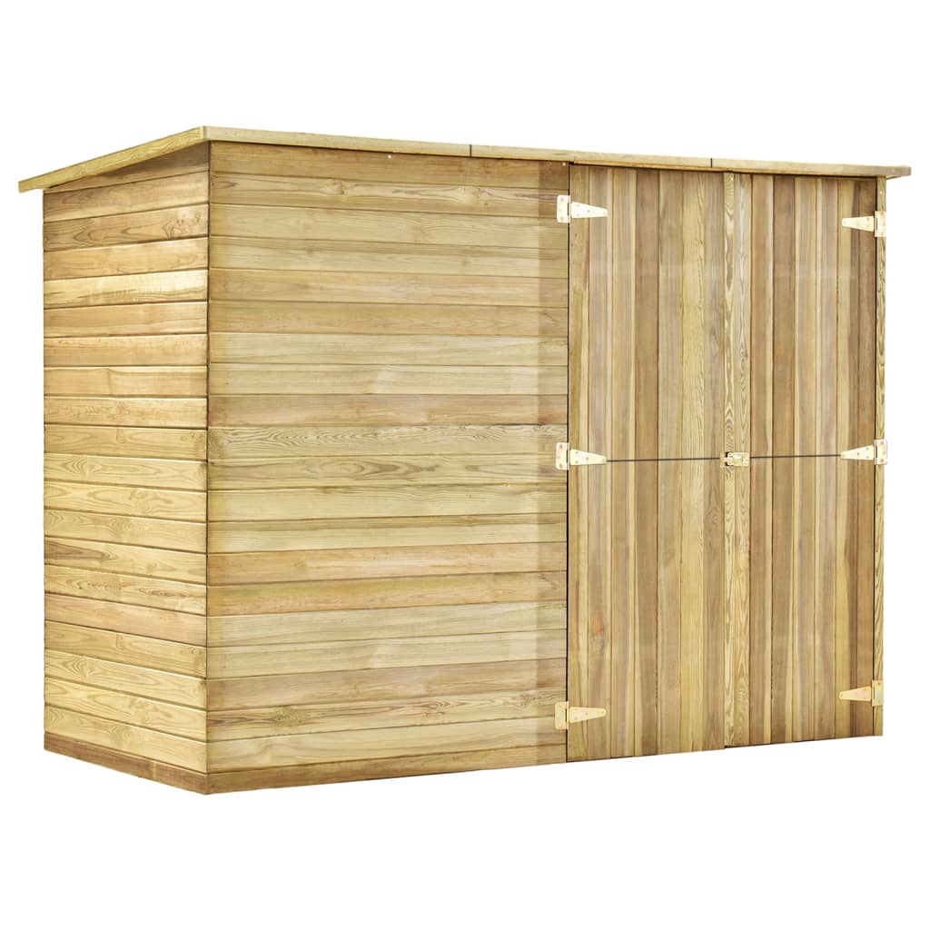 Vidaxl Bicycle Shed 232x110x170 cm Pine imprégnée