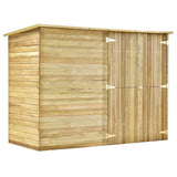 Vidaxl Bicycle Shed 232x110x170 cm Pine imprégnée