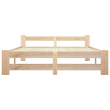 Vidaxl bedframe massief grenenhout 120x200 cm