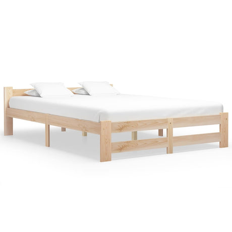 Vidaxl bedframe massief grenenhout 160x200 cm
