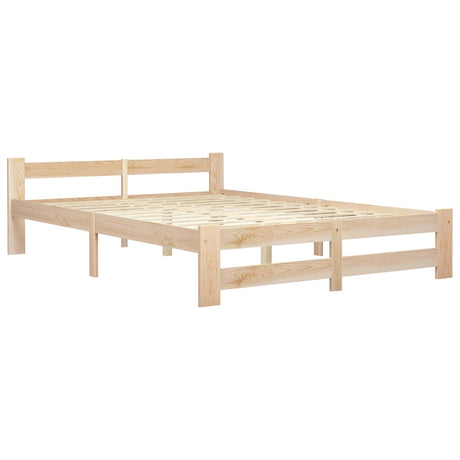 Vidaxl bedframe massief grenenhout 160x200 cm