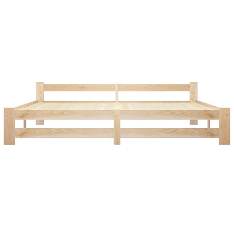Vidaxl bedframe massief grenenhout 200x200 cm