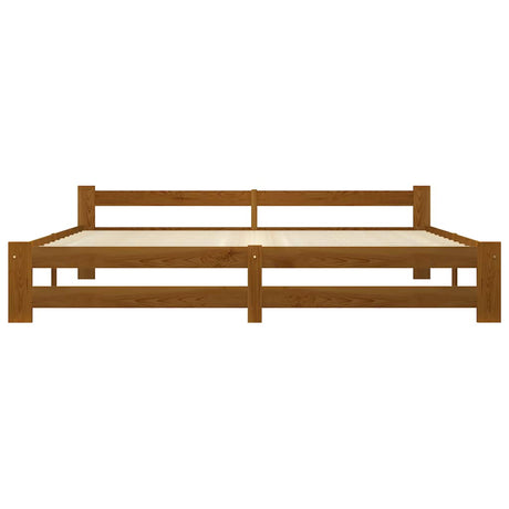 Vidaxl bedframe massief grenenhout honingbruin 200x200 cm