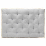 Vidaxl -Sofa -Kissen Palette 120x80x10 cm Grau
