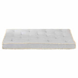 Vidaxl -Sofa -Kissen Palette 120x80x10 cm Grau