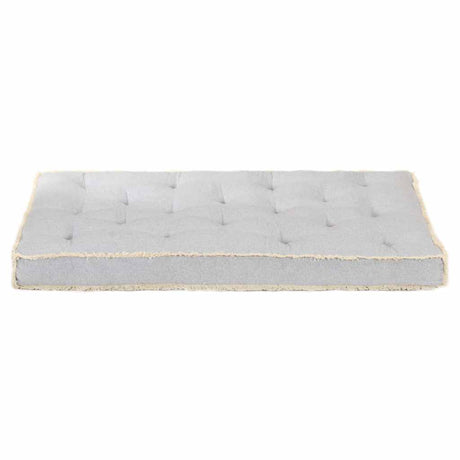 Vidaxl -Sofa -Kissen Palette 120x80x10 cm Grau