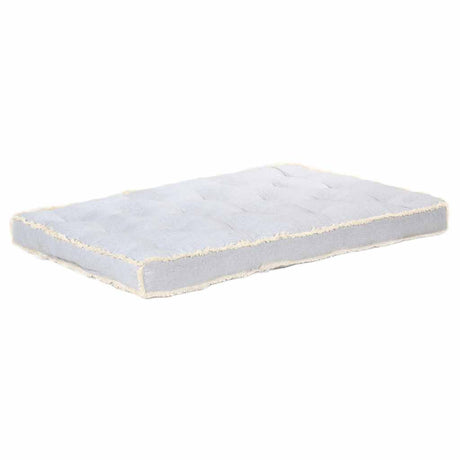 Vidaxl -Sofa -Kissen Palette 120x80x10 cm Grau