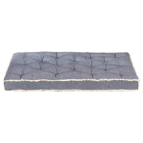 Vidaxl Bank Kissen Palette 120x80x10 cm Blau