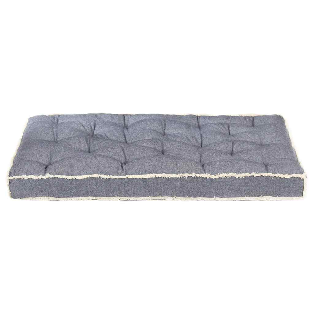 Vidaxl Bank Kissen Palette 120x80x10 cm Blau