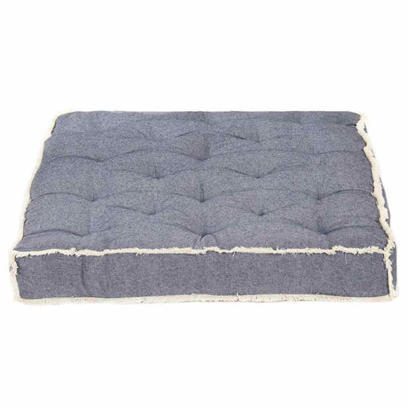Vidaxl Bank Kissen Palette 120x80x10 cm Blau