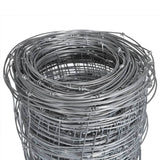 Vidaxl Hek 50x1.5 m Galvanized steel silver colored